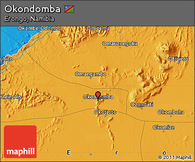 Political Map of Okondomba