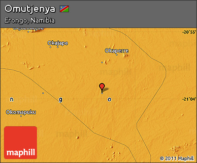 Political Map of Omutjenya