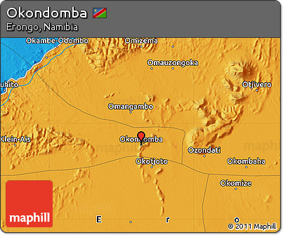 Political Map of Okondomba