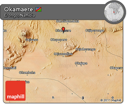 Satellite Map of Okamaere
