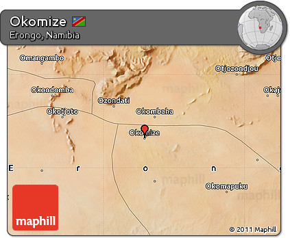 Satellite Map of Okomize