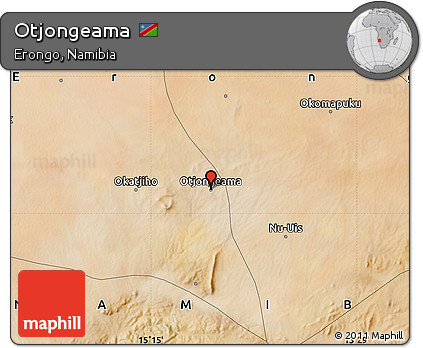 Satellite Map of Otjongeama