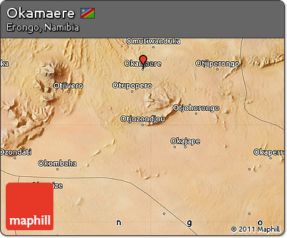 Satellite Map of Okamaere