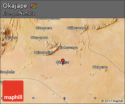 Satellite Map of Okajape