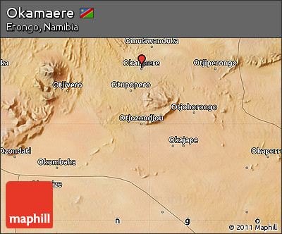 Satellite Map of Okamaere