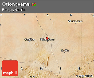 Satellite Map of Otjongeama