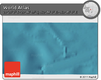 Satellite 3D Map of the Area around 21° 3' 11" S, 163° 16' 30" E