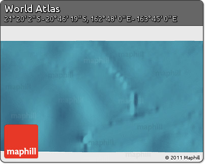 Satellite 3D Map of the Area around 21° 3' 11" S, 163° 16' 30" E
