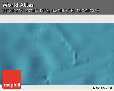 Satellite 3D Map of the Area around 21° 3' 11" S, 163° 16' 30" E