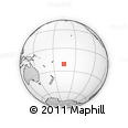 Outline Map of the Area around 21° 3' 11" S, 165° 40' 30" W, rectangular outline