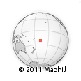 Outline Map of the Area around 21° 3' 11" S, 167° 22' 30" W, rectangular outline