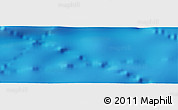 Shaded Relief Panoramic Map of the area around 21° 3' 11" S, 16° 55' 29" W