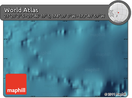 Satellite Map of the Area around 21° 3' 11" S, 174° 10' 30" W