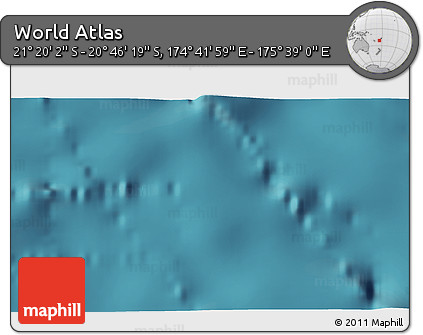 Satellite 3D Map of the Area around 21° 3' 11" S, 175° 10' 30" E