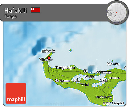 Physical 3D Map of Ha`akili