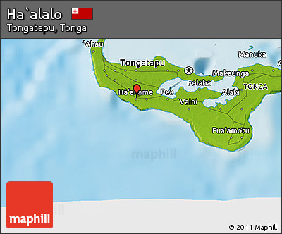 Physical 3D Map of Ha`alalo