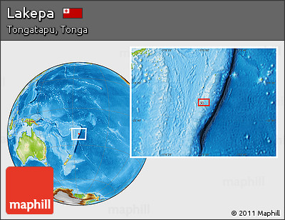 Physical Location Map of Lakepa