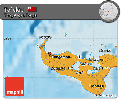 Political Map of Te`ekiu