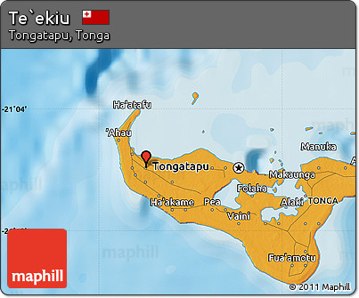 Political Map of Te`ekiu
