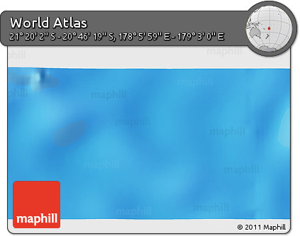 Physical 3D Map of the Area around 21° 3' 11" S, 178° 34' 29" E