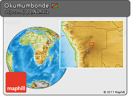 Physical Location Map of Okumumbonde