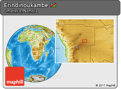 Physical Location Map of Erindinoukambe