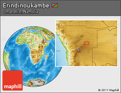 Physical Location Map of Erindinoukambe