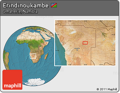 Satellite Location Map of Erindinoukambe