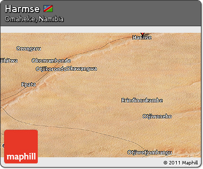 Satellite Panoramic Map of Harmse