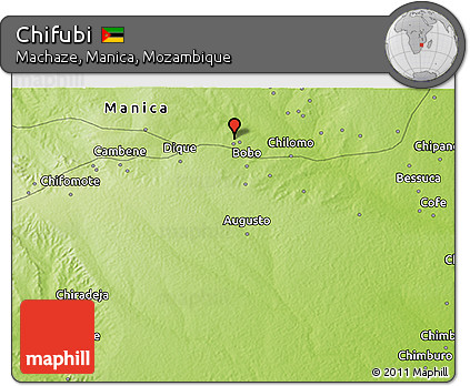Physical 3D Map of Chifubi