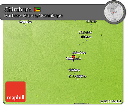 Physical 3D Map of Chimburo