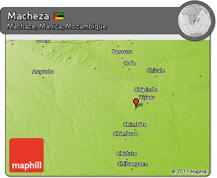 Physical 3D Map of Macheza