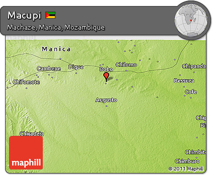 Physical 3D Map of Macupi