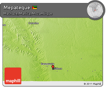 Physical 3D Map of Mepateque