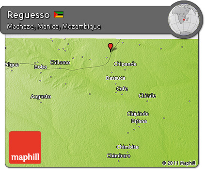 Physical 3D Map of Reguesso