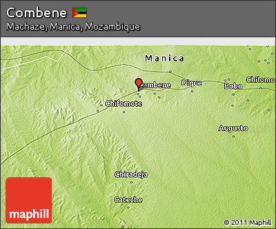 Physical 3D Map of Combene