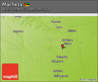 Physical 3D Map of Macheza