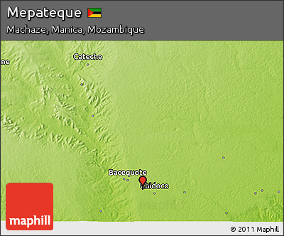 Physical 3D Map of Mepateque