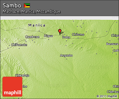 Physical 3D Map of Sambo