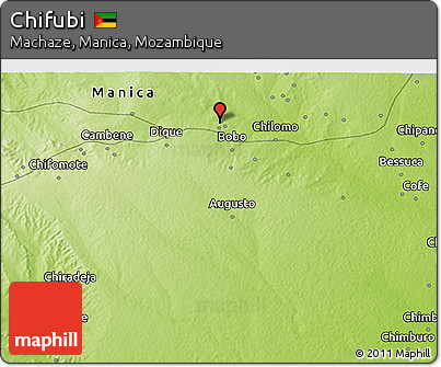 Physical 3D Map of Chifubi