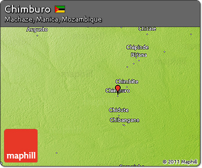 Physical 3D Map of Chimburo