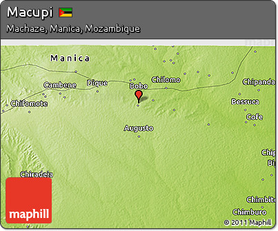 Physical 3D Map of Macupi