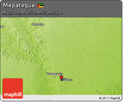 Physical 3D Map of Mepateque