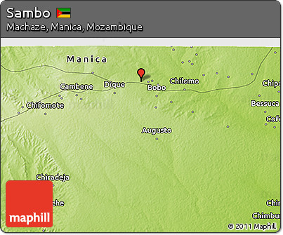 Physical 3D Map of Sambo