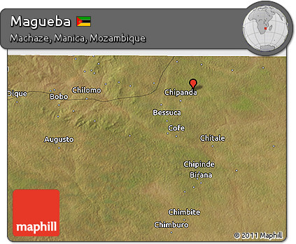 Satellite 3D Map of Magueba