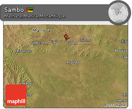 Satellite 3D Map of Sambo
