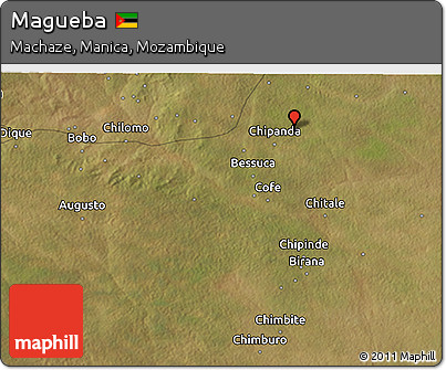 Satellite 3D Map of Magueba