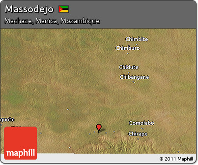 Satellite 3D Map of Massodejo
