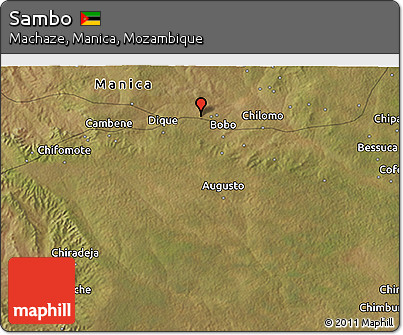 Satellite 3D Map of Sambo