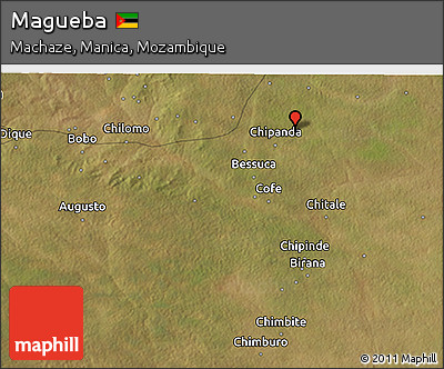 Satellite 3D Map of Magueba